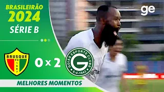 BRUSQUE 0 X 2 GOIÁS | MELHORES MOMENTOS | 3ª RODADA BRASILEIRÃO SÉRIE B 2024 | ge.globo