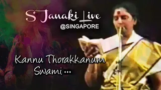 Kanna Thorakkanum || S Janaki || Live in Singapore || 1986 || Ramesh || Mundhanai mudichu