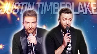 Kamil Bijoś jako Justin Timberlake połączone z występem Justina | szopall