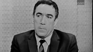 What's My Line? - Anthony Quinn; Peter Cook, Phyllis Newman & Martin Gabel [panel] (Feb 3, 1963)
