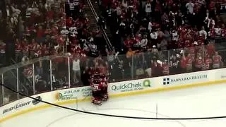 Montgomery H.S. Drumline: 5/3/12 NJ Devils vs. Philadelphia Flyers Game 3 Eastern Conference Semi