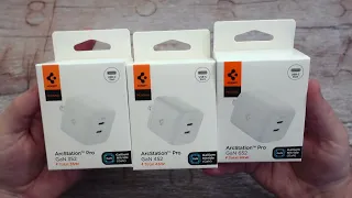 The Best Super Mini GaN Dual USB-C Chargers: Spigen ArcStation Pro GaN Dual 35W, 45W, 65W