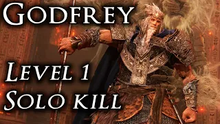 ELDEN RING - LEVEL 1 Godfrey Solo Kill (No Summons, No Damage)