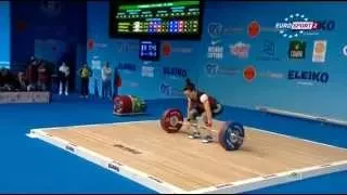 Тяжелая атлетика. Чемпионат Европы 2015 г. Женщины до 53 кг.