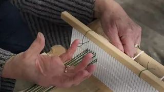 Weaving With a Doubled Up Warp on a Rigid Heddle Loom
