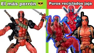 La EVOLUCIÓN de los MARVEL LEGENDS de DEADPOOL 🔥 Las figuras a través de los años TOYBIZ Y HASBRO