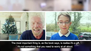 Richard Branson meets Jake, 10 to talk about dyslexia