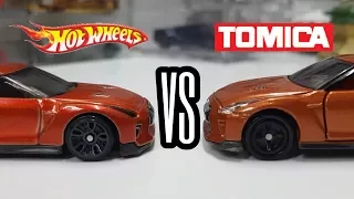 HOT WHEELS VS TOMICA - '17 Nissan GTR R35 Comparison