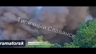 Краматорск утром сильно обстреляли рашисты Также, за ночь был обстрелян Николаев, Харьков, Никополь.