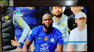 Lukaku amazing reaction to wolves goal #chelsea  #footballfunny