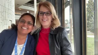 Jennifer Lahl and Sheela Saravanan at the UN