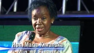 KPMG UGANDA TOP 100 GALA DINNER 2013 - Hon  Maria Kiwanuka