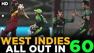 West Indies All Out In Just 60 Runs | Pakistan vs West Indies | 1st T20I 2018 | PCB | MA2L