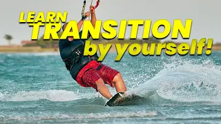 Kitesurfing transition in  3 steps