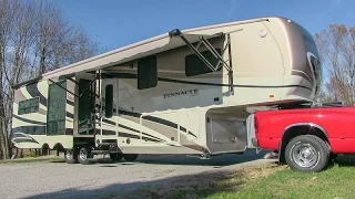 2012 Jayco Pinnacle 36REQS fully loaded luxury 5th wheel camper walk-around tutorial video