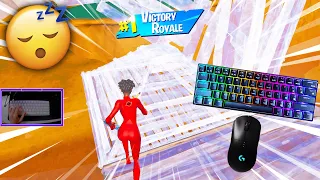 HIGH KILL SOLO GAMEPLAY + HANDCAM (KEYBOARD AND MOUSE) 🏆 FORTNITE 360 FPS 4K [ASMR]