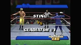 NWA Sting debut on WTBS 10/17/1987