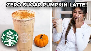 Zero Sugar Starbucks Pumpkin Spice Chai Latte! Homemade, Low Carb and Keto Friendly Recipe