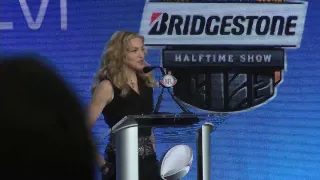 Madonna Talks Super Bowl Wardrobe Malfunctions and Tries the Victor Cruz Salsa