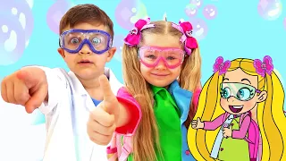 Diana and Roma Giant Slime Cartoon Story