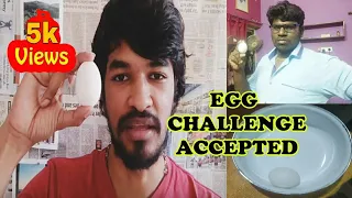 #MadanGowri #EggChallenge  Madan Gowri Egg Challenge Accepted  | Wilson's Vlog EP-13