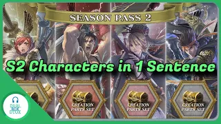 Soul Calibur VI characters in 1 sentence (Season 2).......MAYBE