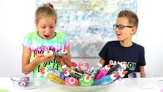 3 Colors of Glue Slime Challenge!!! New Colors!!!