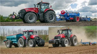 🔴Jarné práce 2024 - 3x CASE IH (Magnum 400 AFS, Magnum 380 CVX, Optum 300 AFS)