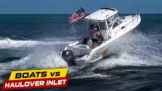 SHE NEVER SAW IT COMING! | Boats vs Haulover Inlet