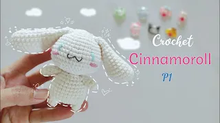 Crochet cinnamoroll p1#handmade #diy #amigurumi #cinnamoroll #sanrio #crochet #crochettutorial