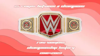 WWE RAW Women’s Championship History 2016-2023