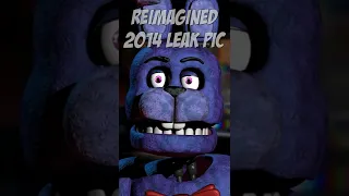 Withered Bonnie With A Face In FNAF 2...😱 (LEAKED PICS) #shorts