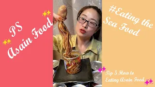 Eating the Octopus Canned Sea Food ASMR