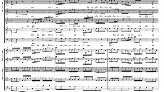 7.- Judicabit in nationibus (Dixit Dominus - G. F. Händel) Score Animation