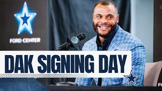 Dak Prescott Contract Signing | Dallas Cowboys 2021