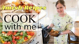 Amish Recipes  - Mennonite Style Cooking (3 meals / 6 recipes!)