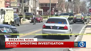 VIDEO: Hartford police investigate deadly shooting on Capen Street