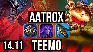 AATROX vs TEEMO (TOP) | 7k comeback, 68% winrate | EUW Master | 14.11