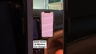 Atomi Smart Qi Wireless Car Charger (how to load & unload)