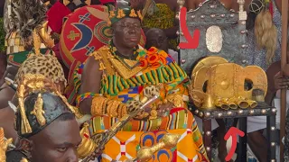 First Time in History Otumfour Osei Brought Out The Golden Stool(SIKA DWA KOFI)Asante We’re Unique❤️