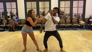 BZWC 2023 Walter & Larissa Brazilian Zouk Dance Technique Demo 2
