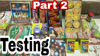 Diwali Crackers Testing 2022 | Diwali Stash | Testing crackers | Diwali 2021 | Part - 2