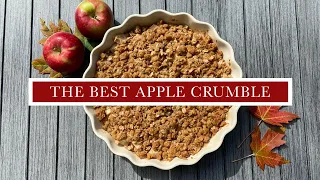 Easy Apple Crumble (Vegan Option)