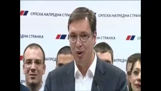 Vučić: SNS osvojila više nego 24. aprila, preko 56 odsto