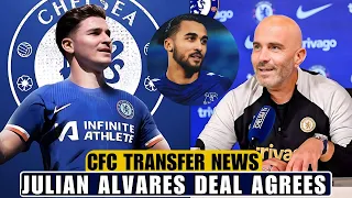 JUST IN! Julian Alvarez Almost Done Deal To Chelsea! Enzo Maresca Wants Calvert-Lewin.