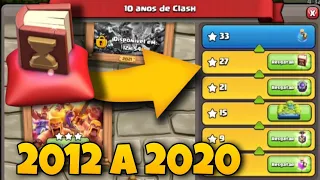 Como Completar o Desafio de 2012 ATÉ o Desafio de 2020 e Pegar o Livro Universal Clash of Clans!