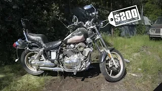Abandoned Yamaha Virago XV1100 Motorcycle Restoration Part 1