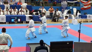 El Salvador VS Mexico. Final🥇. U21 Male Team Kata. Central American & Caribbean Championship 2024