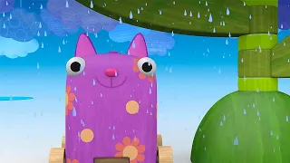 Деревяшки ☔ Дождик ☔ Мультики для малышей ✨ Super Toons TV