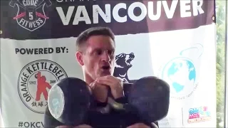 OKCI Vancouver Open 2016 - kettlebell sport long cycle, male, 20 kg, 10 minutes